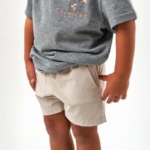 BURLEBO Kids Light Tan Shorts
